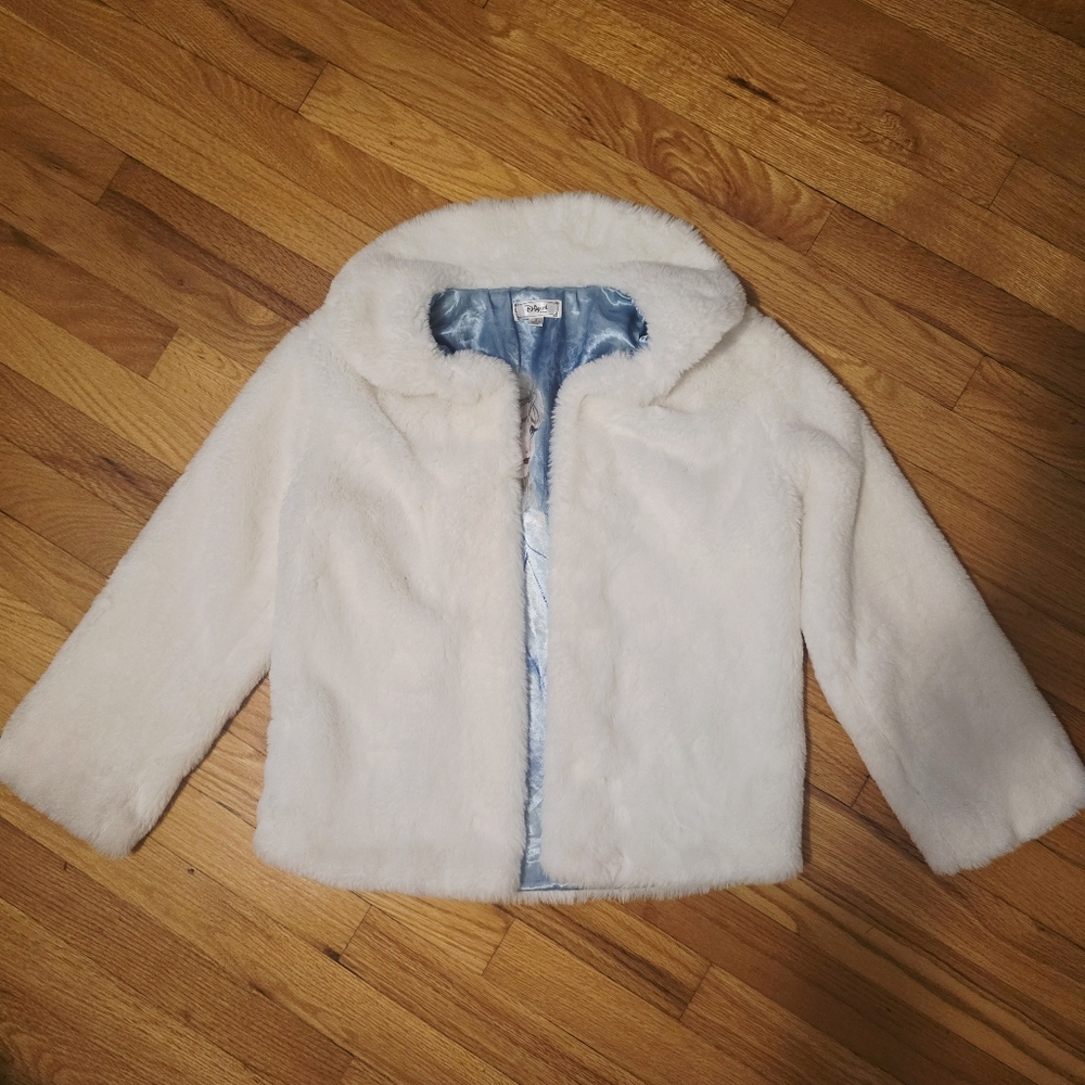 D-Signed By Disney Elsa Faux Fur Coat SzM